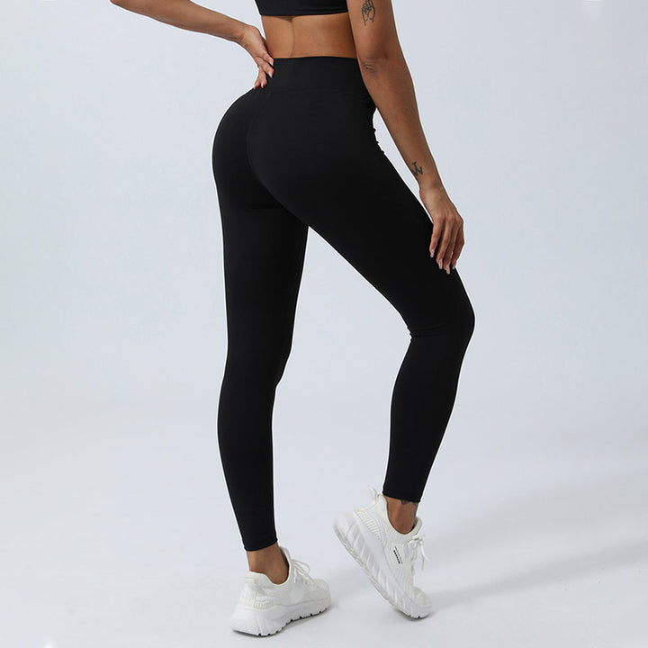 Buddha Stones Mujeres Entrenamiento Manga Larga Entrecruzada Sin Espalda Top Tee Leggings Deportes Fitness Yoga Traje