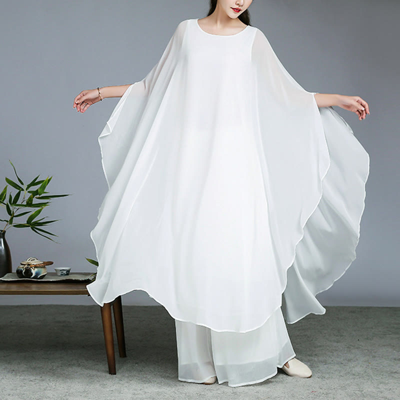 Vestido midi con diseño Simple de Buddha Stones, pantalones de pierna ancha, ropa de meditación, práctica Zen espiritual, Yoga y baile - image 1