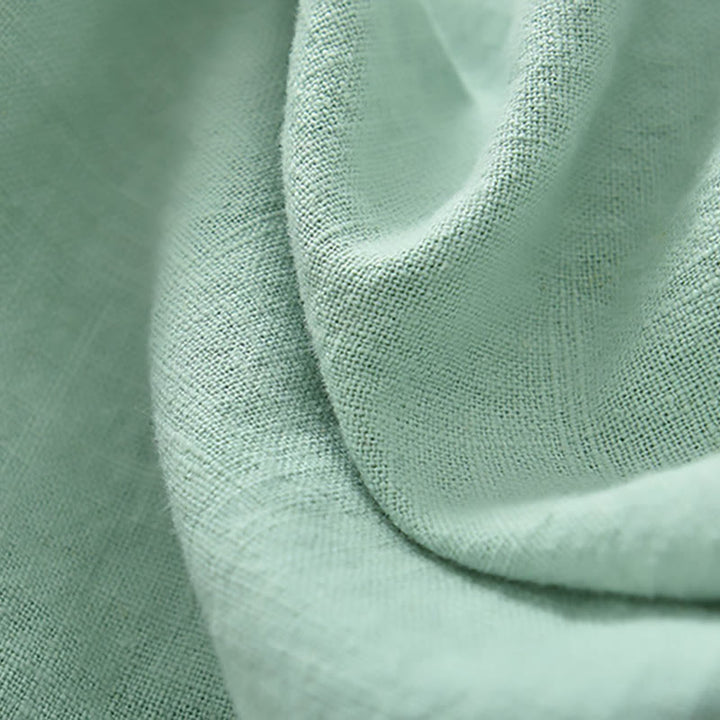 Blusa suelta de lino de ramio con Buddha Stones , camisa de manga larga para mujer, Top Hanfu chino - image 9