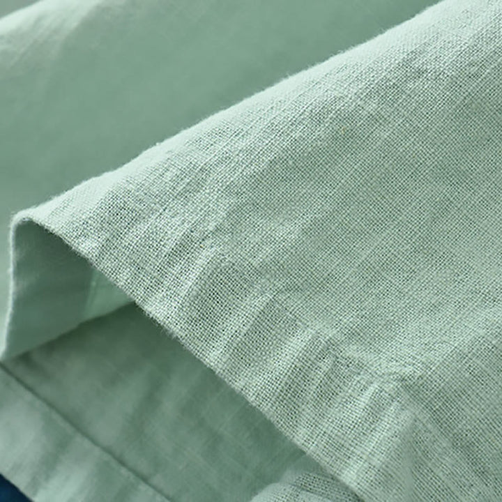 Blusa suelta de lino de ramio con Buddha Stones , camisa de manga larga para mujer, Top Hanfu chino - image 7