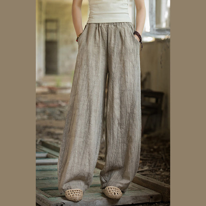 Buddha Stones Retro Tie Dye Harem Pantalones Casual Mujer Yoga Pantalones Con Bolsillos - image 7