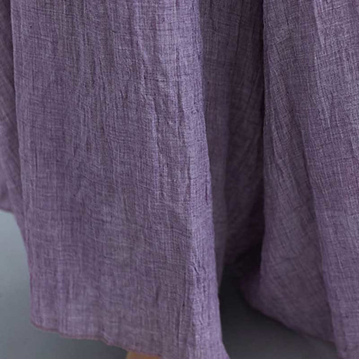 Buddha Stones - Pantalones de pierna ancha para mujer, estilo casual, sueltos, de algodón y lino, para yoga y danza - image 26