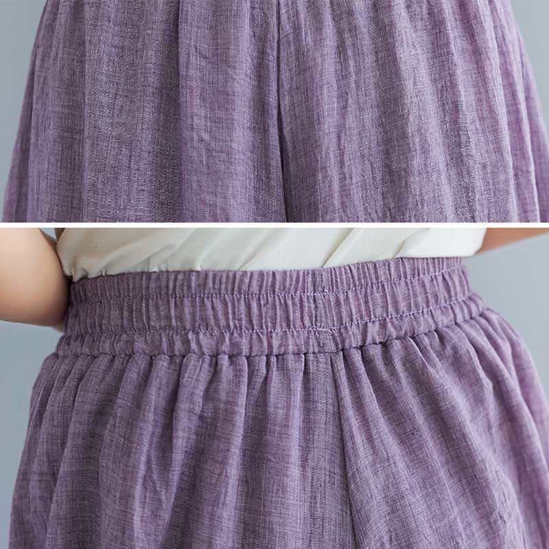 Buddha Stones - Pantalones de pierna ancha para mujer, estilo casual, sueltos, de algodón y lino, para yoga y danza - image 25