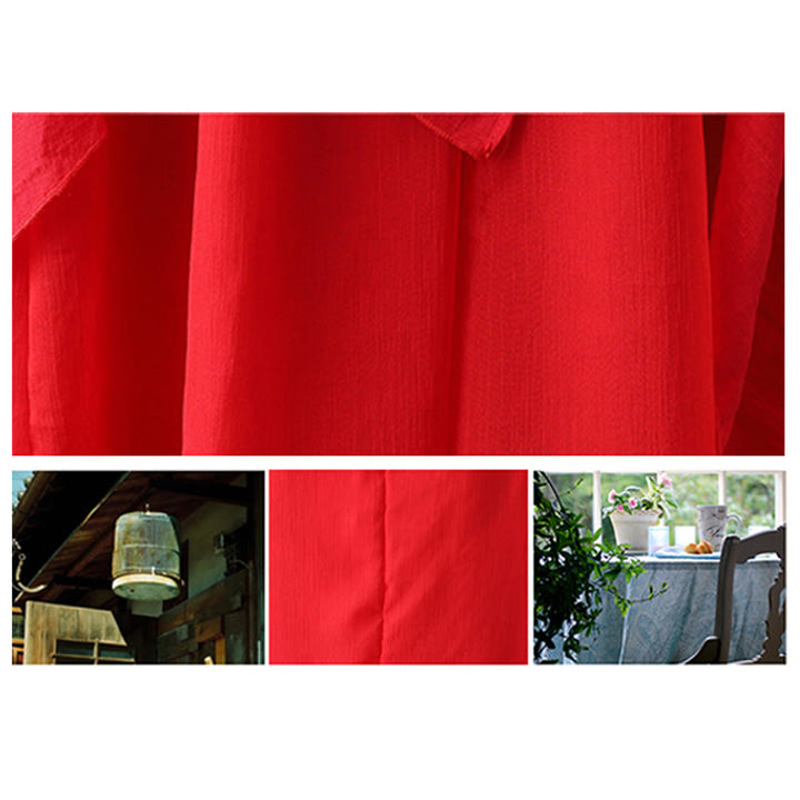 Vestido túnica midi con cuello en V y piedras de Buddha Stones, pantalones de pierna ancha, ropa de práctica Zen para meditación y baile - image 20