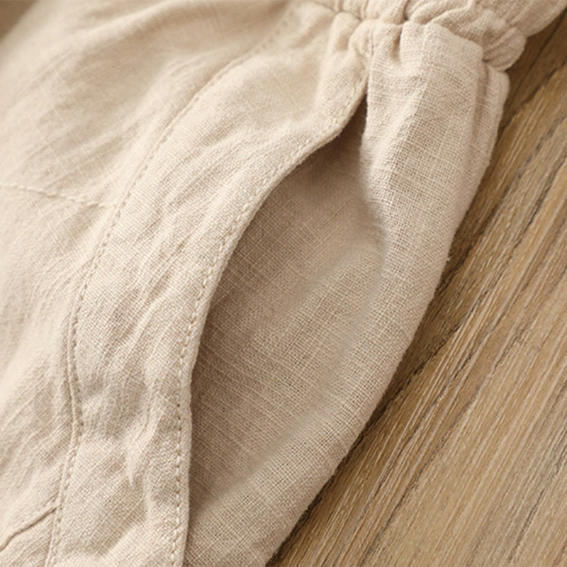 Pantalones harén de yoga sueltos de color sólido con Buddha Stones y bolsillos - image 12