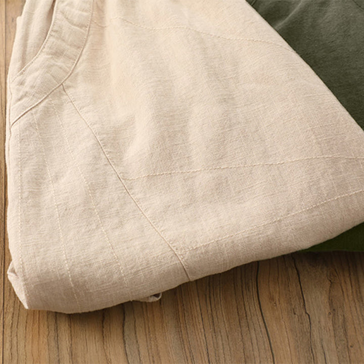 Pantalones harén de yoga sueltos de color sólido con Buddha Stones y bolsillos - image 54