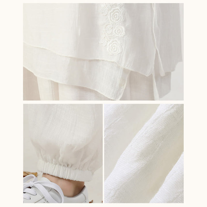 Conjunto de ropa de uniforme de Tai Chi para mujer, 2 uds., manga larga, botón de rana, meditación, oración, práctica Zen, Buddha Stones - image 9