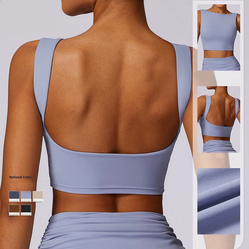 Buddha Stones Sin Mangas Sin Espalda Correa Tank Top Bra Pantalones Acampanados Deportes Fitness Yoga - image 9