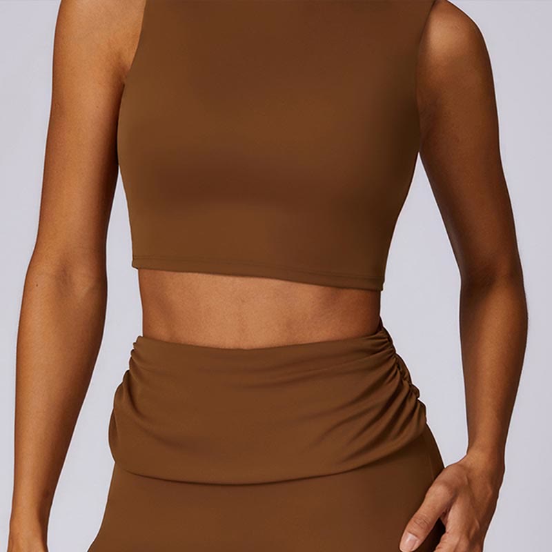 Buddha Stones Sin Mangas Sin Espalda Correa Tank Top Bra Pantalones Acampanados Deportes Fitness Yoga - image 66