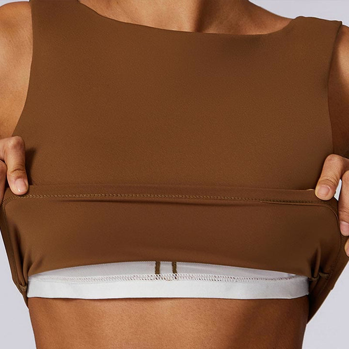 Buddha Stones Sin Mangas Sin Espalda Correa Tank Top Bra Pantalones Acampanados Deportes Fitness Yoga - image 67