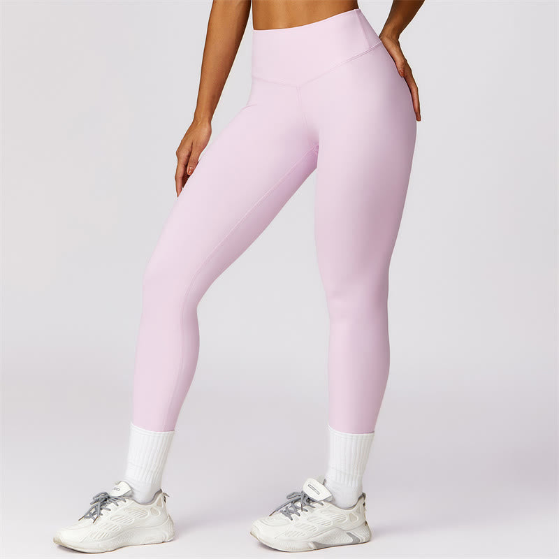 Buddha Stones - Camiseta de manga corta para mujer, polainas de cintura alta, pantalones para deportes y yoga - Rosa - Pantalones - US8-10, UK/AU12-14, EU40-42 (XL)  - image 73
