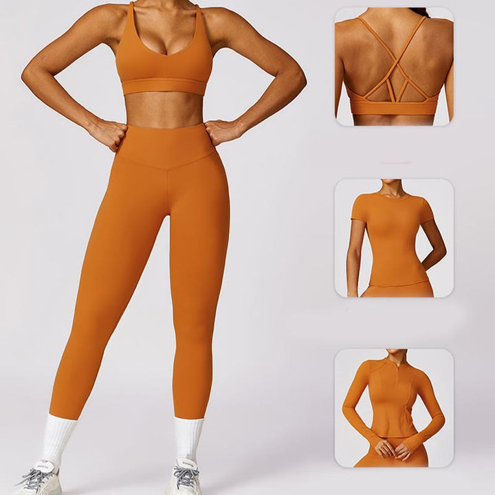 Buddha Stones - Camiseta de manga corta para mujer, polainas de cintura alta, pantalones para deportes y yoga - image 27