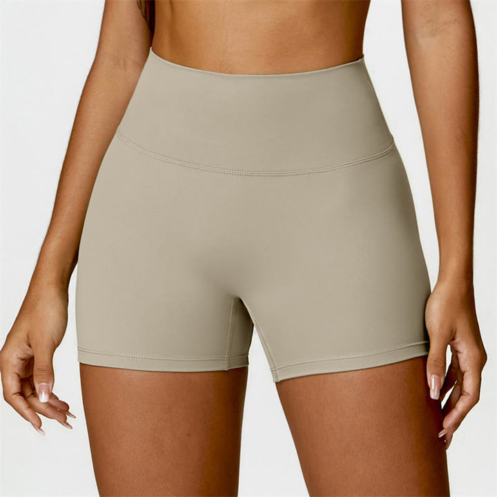 Buddha Stones Gimnasio Deportes Yoga Sin Espalda Bra Crop Tank Top Pantalones Cortos - Marrón - Bermudas - US6，UK/AU10，EU38 (XL) - image 54
