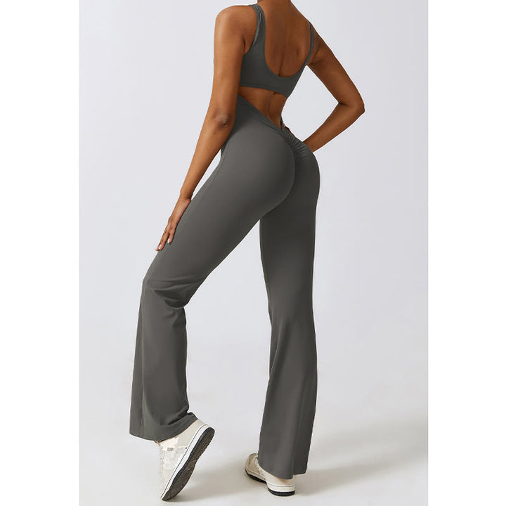 Buddha Stones - Mono sin mangas para mujer, pantalones acampanados, deportes, fitness, yoga - image 9