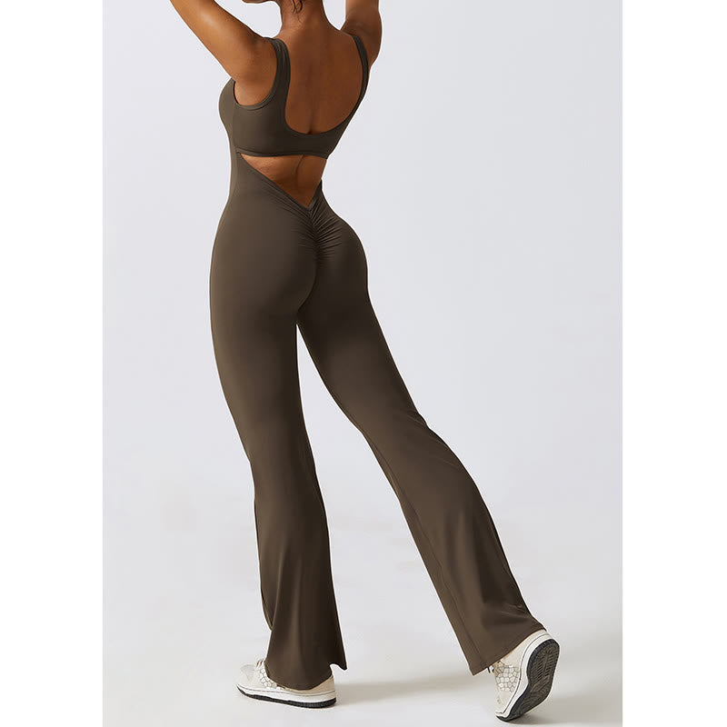 Buddha Stones - Mono sin mangas para mujer, pantalones acampanados, deportes, fitness, yoga - image 13