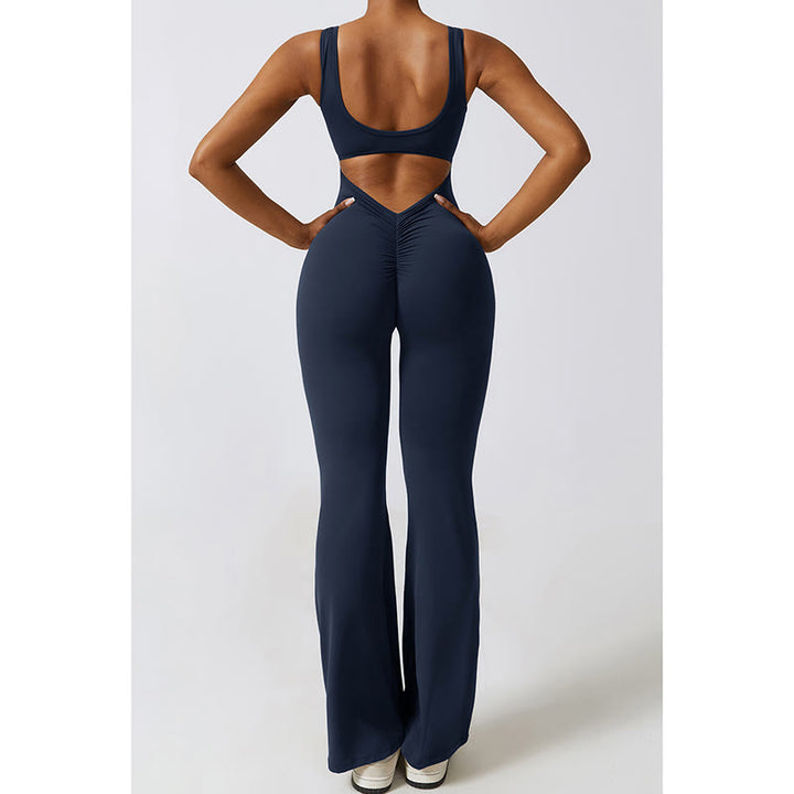 Buddha Stones - Mono sin mangas para mujer, pantalones acampanados, deportes, fitness, yoga - image 25