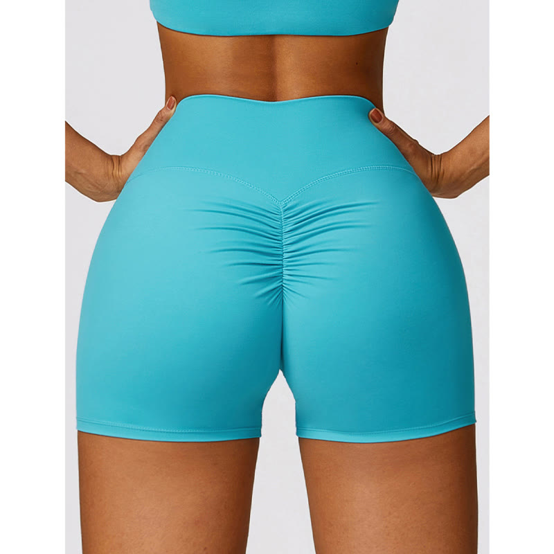 Buddha Stones Gimnasio Deportes Yoga Sin Espalda Bra Crop Tank Top Pantalones Cortos Transpirables - image 4