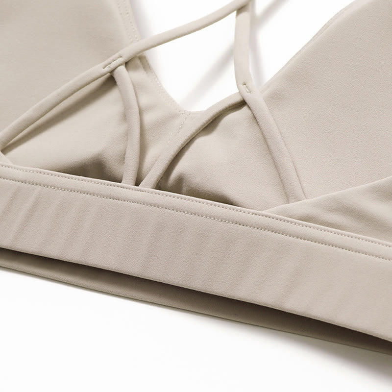 Buddha Stones Gimnasio Deportes Yoga Sin Espalda Bra Crop Tank Top Pantalones Cortos Transpirables - image 35