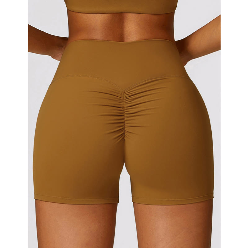 Buddha Stones Gimnasio Deportes Yoga Sin Espalda Bra Crop Tank Top Pantalones Cortos Transpirables