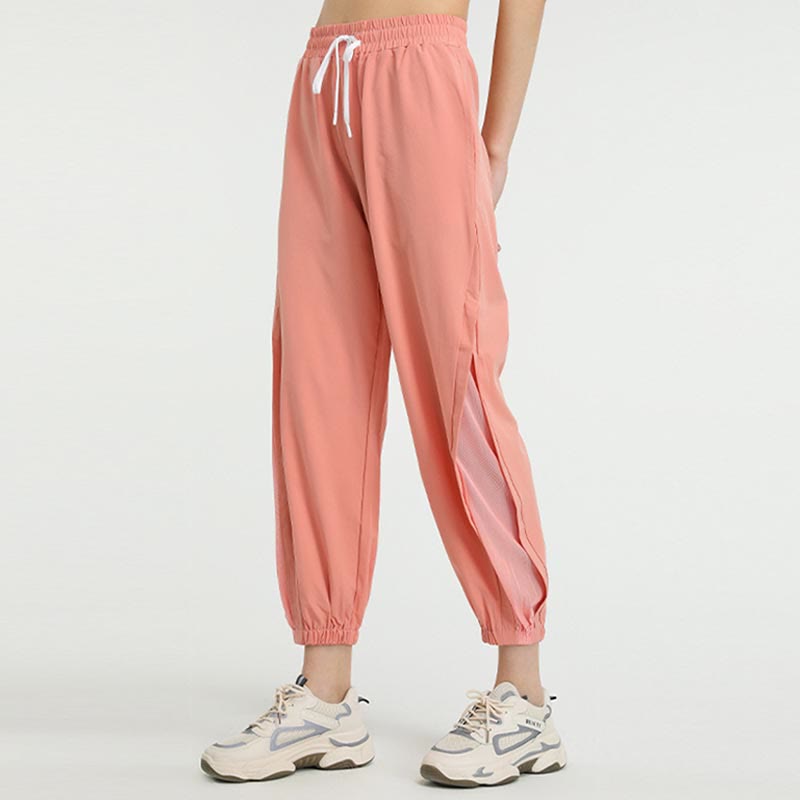 Pantalones deportivos holgados de cintura alta para fitness, yoga y fitness con estampado de Buddha Stones y bolsillos. - image 13