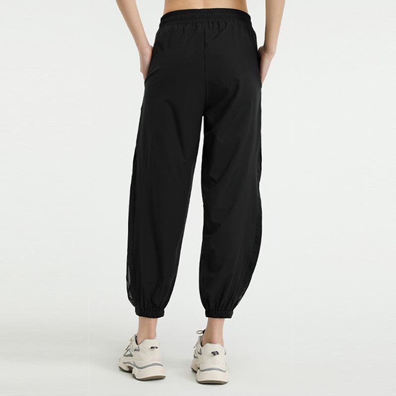 Pantalones deportivos holgados de cintura alta para fitness, yoga y fitness con estampado de Buddha Stones y bolsillos. - image 10