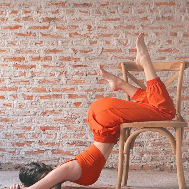 Pantalones deportivos de cintura alta con diseño de Buddha Stones , para fitness, yoga, deportes, con bolsillos - image 12