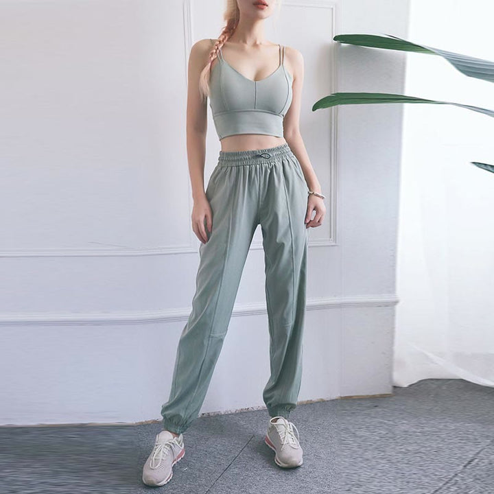 Pantalones deportivos de cintura alta con diseño de Buddha Stones , para fitness, yoga, deportes, con bolsillos