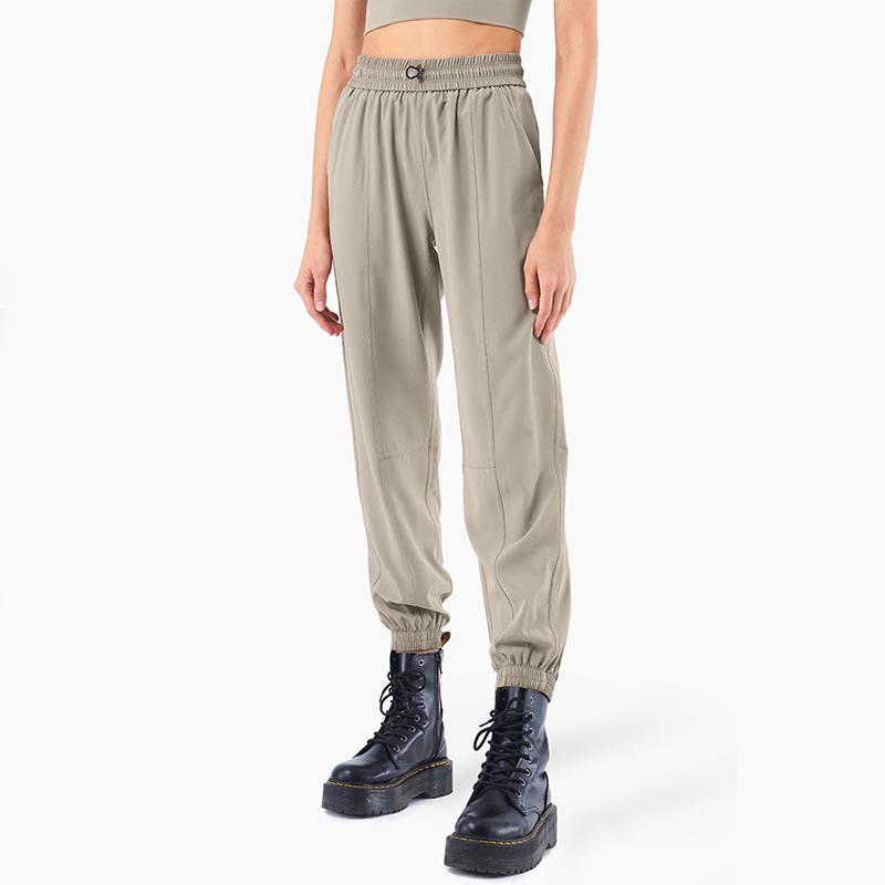 Pantalones deportivos de cintura alta con diseño de Buddha Stones , para fitness, yoga, deportes, con bolsillos