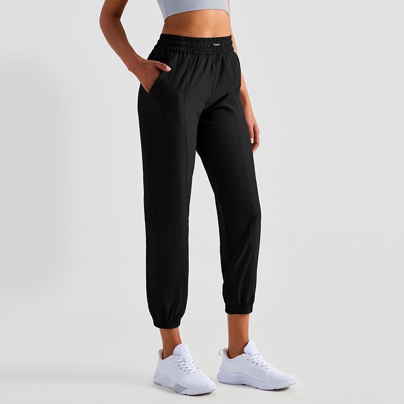 Pantalones deportivos de cintura alta con diseño de Buddha Stones , para fitness, yoga, deportes, con bolsillos