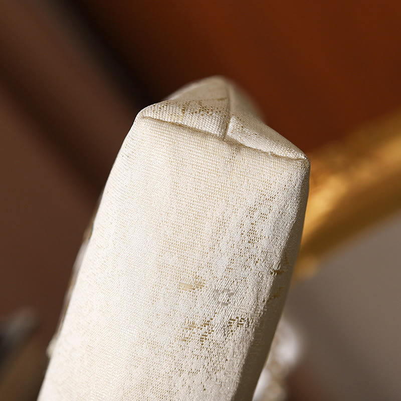 Bolso bandolera con cadena de metal y perlas bordadas con mariposas y flores pequeñas de Buddha Stones, bolso cruzado para teléfono móvil - image 6