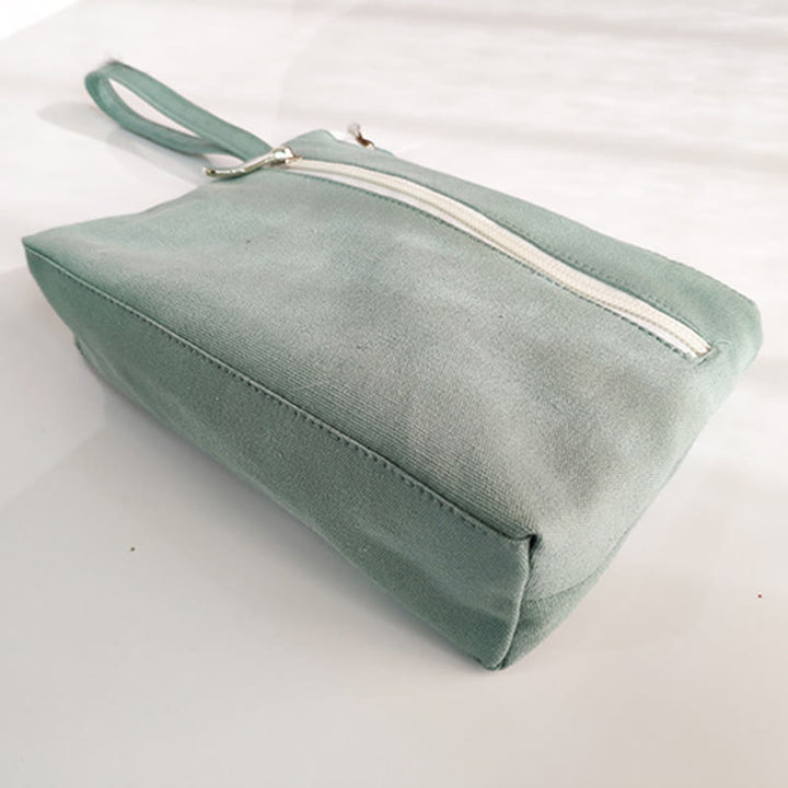 Cartera de lona Buddha Stones, flor pequeña, ciruela, cereza, grulla, flor de melocotón - image 1