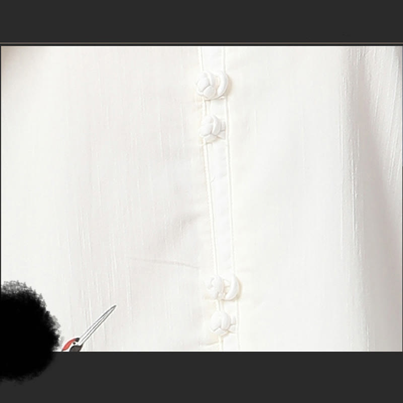 Conjunto de ropa de práctica de Zen Tai Chi Qigong, Buddha Stones , Grulla Blanca, algodón, lino, meditación, oración espiritual - image 10