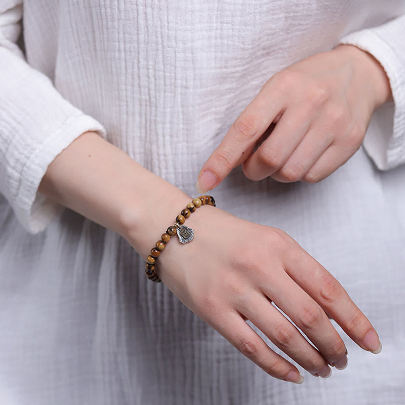 Pulsera de plata de ley 925 con Buddha Stones, sauce marino dorado Natural, Zakiram, diosa de la riqueza, suerte, Fu, carácter, éxito - image 5