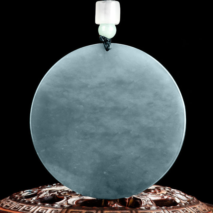 Buddha Stones Kwan Yin Avalokitesvara Jade Abundancia Cadena Collar Colgante - image 3