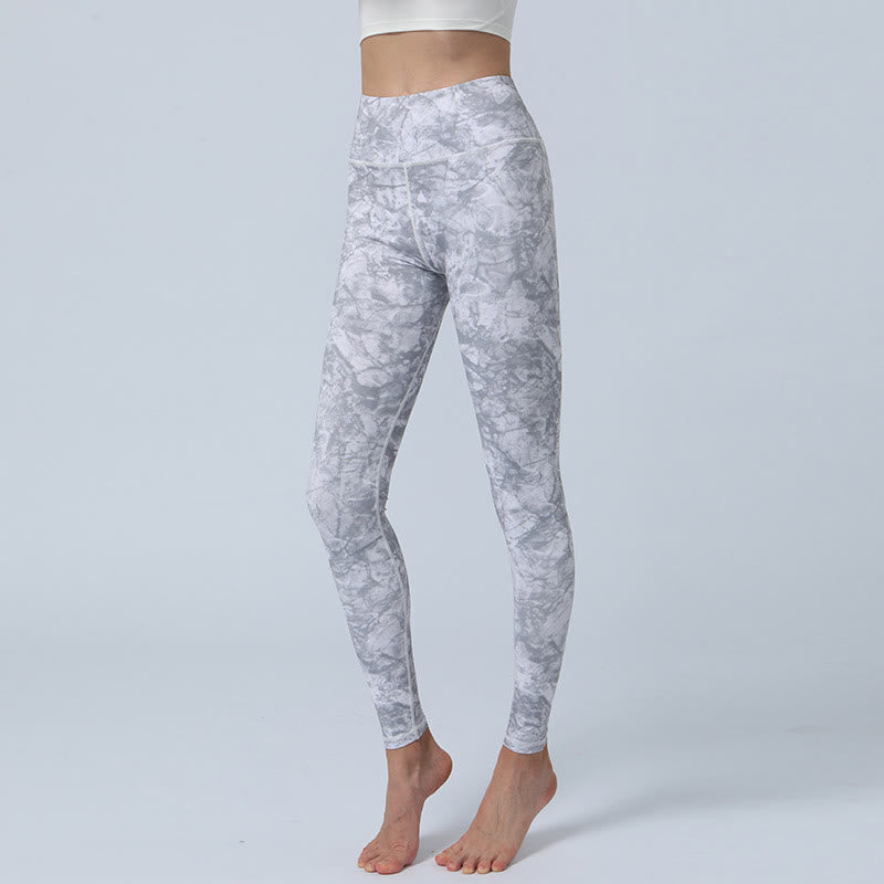 Leggings de cintura alta para mujer con estampado de Buddha Stones - Gris - US8-10, UK/AU12-14, EU40-42 (XL) - image 13