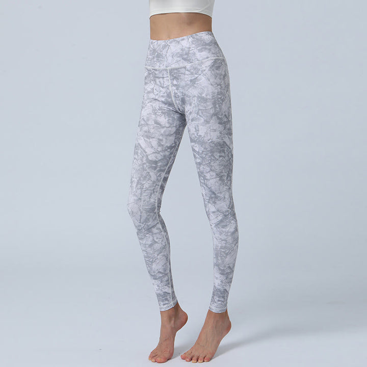 Leggings de cintura alta para mujer con estampado de Buddha Stones - Gris - US8-10, UK/AU12-14, EU40-42 (XL) - image 13