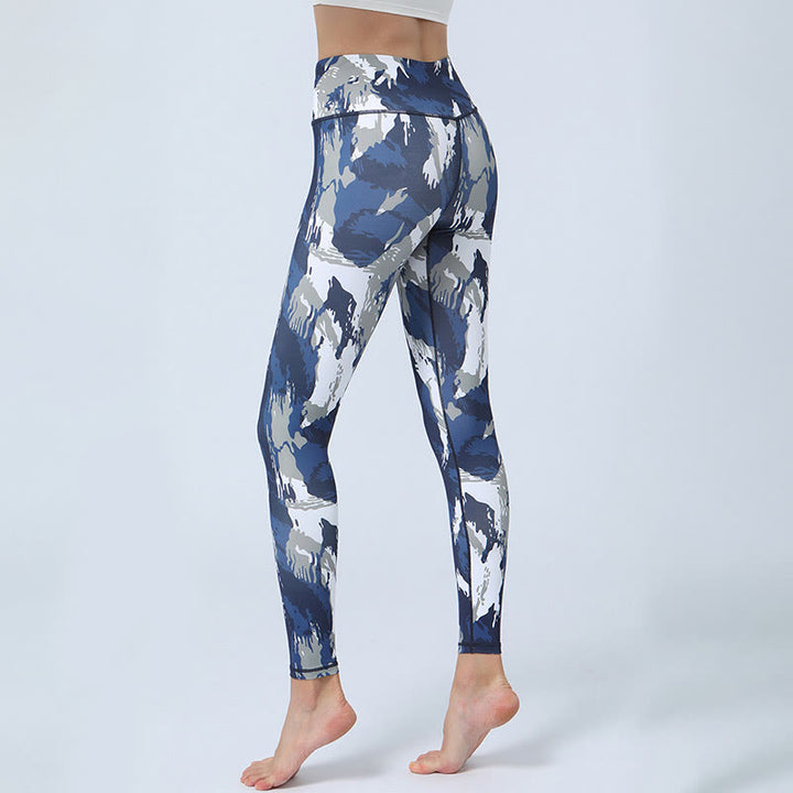 Leggings de cintura alta para mujer con estampado de Buddha Stones - image 2