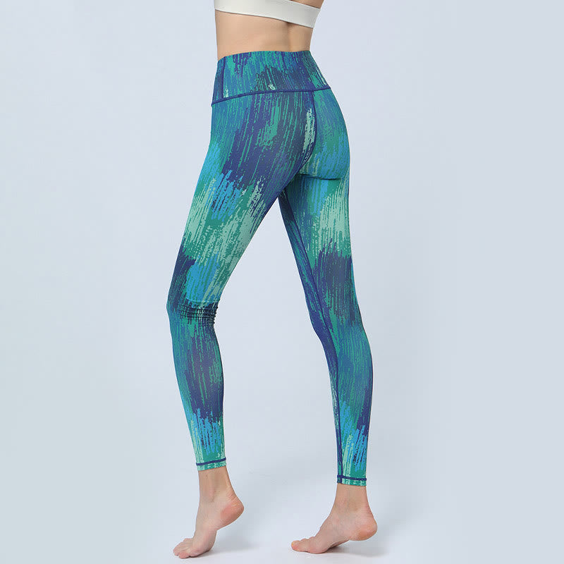 Leggings de cintura alta para mujer con estampado de Buddha Stones , para deportes, fitness, yoga - image 8