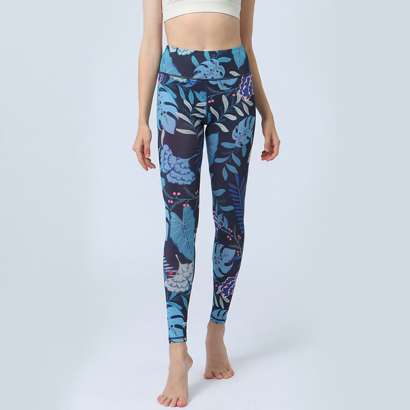 Leggings de cintura alta para mujer con estampado de Buddha Stones , para deportes, fitness, yoga - image 11