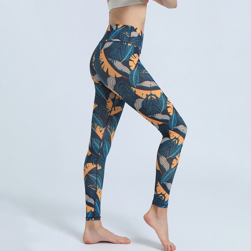 Leggings de cintura alta para mujer con estampado de Buddha Stones , para deportes, fitness, yoga - image 15