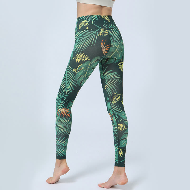 Leggings de cintura alta para mujer con estampado de Buddha Stones , para deportes, fitness, yoga - image 3