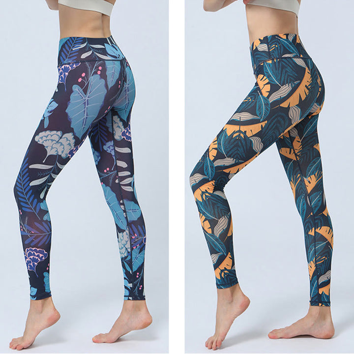 Leggings de cintura alta para mujer con estampado de Buddha Stones , para deportes, fitness, yoga - image 16