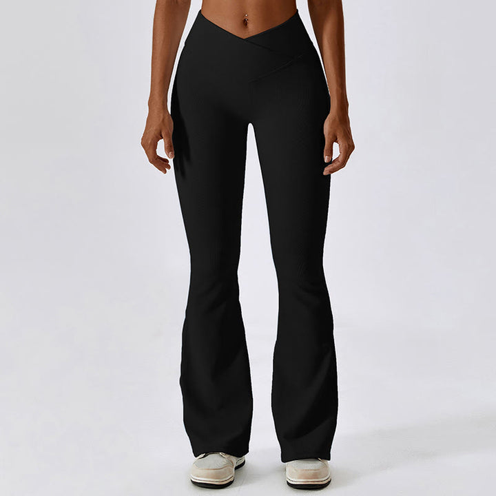 Buddha Stones Camiseta sin mangas corta sin mangas Pantalones acampanados Deportes Fitness Yoga