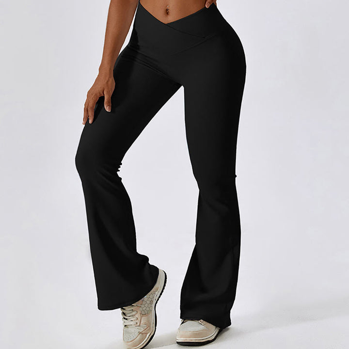 Buddha Stones Camiseta sin mangas corta sin mangas Pantalones acampanados Deportes Fitness Yoga
