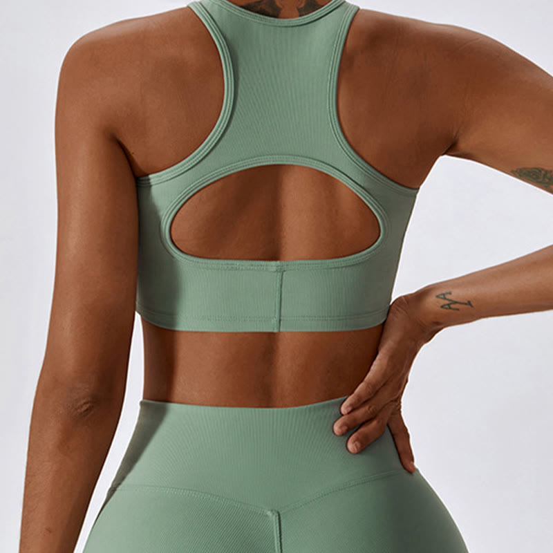 Buddha Stones Camiseta sin mangas corta sin mangas Pantalones acampanados Deportes Fitness Yoga - image 29