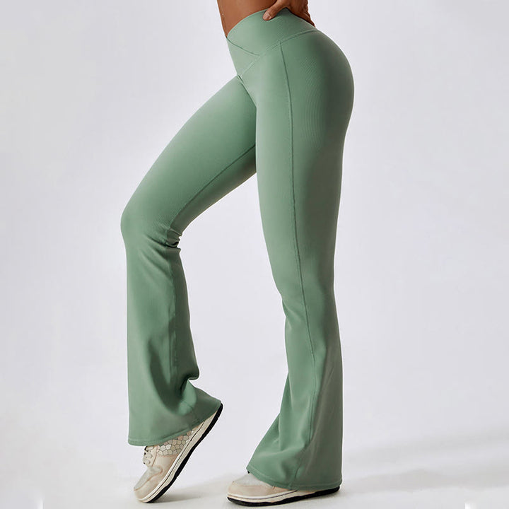 Buddha Stones Camiseta sin mangas corta sin mangas Pantalones acampanados Deportes Fitness Yoga