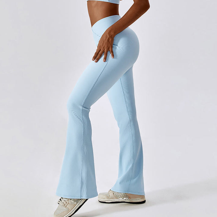 Buddha Stones Camiseta sin mangas corta sin mangas Pantalones acampanados Deportes Fitness Yoga - image 46