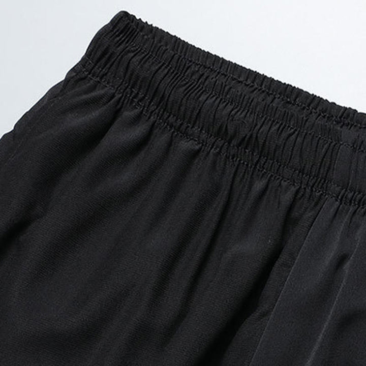 Conjunto de ropa para hombre , traje Tang de jardín con piedras de pino, pabellón de pino, uniforme tradicional Hanfu, Top de manga corta y pantalones - image 15