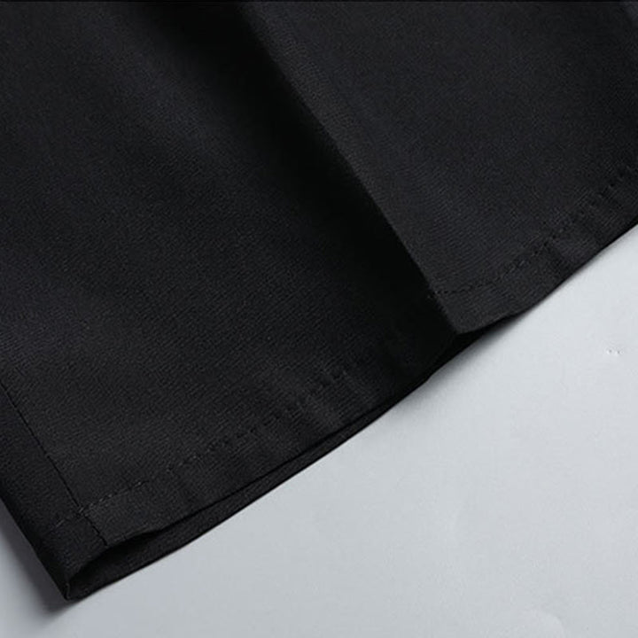 Conjunto de ropa para hombre , traje Tang de jardín con piedras de pino, pabellón de pino, uniforme tradicional Hanfu, Top de manga corta y pantalones - image 17