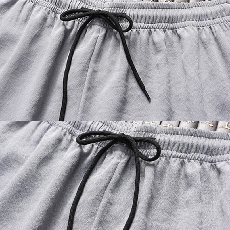 Buddha Stones Fu personaje Tang traje Hanfu uniforme tradicional manga corta Top pantalones ropa conjunto para hombres
